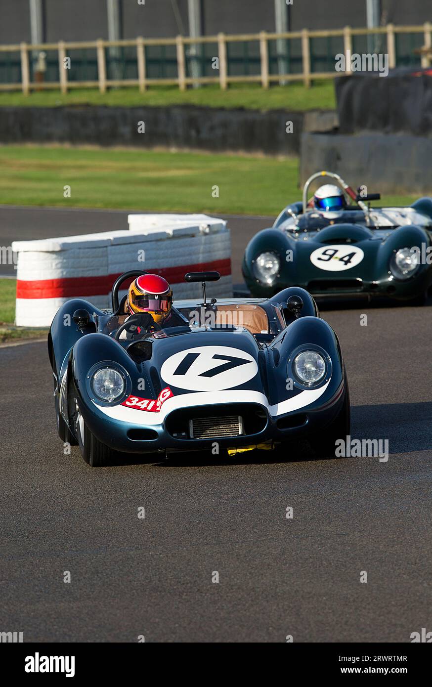 1958 Lister-Jaguar "Knobbly" guidata da Saif Assam nella gara del Trofeo Sussex al Goodwood Revival Meeting del 10 settembre 2023 a Chichester, in Inghilterra. ©20 Foto Stock