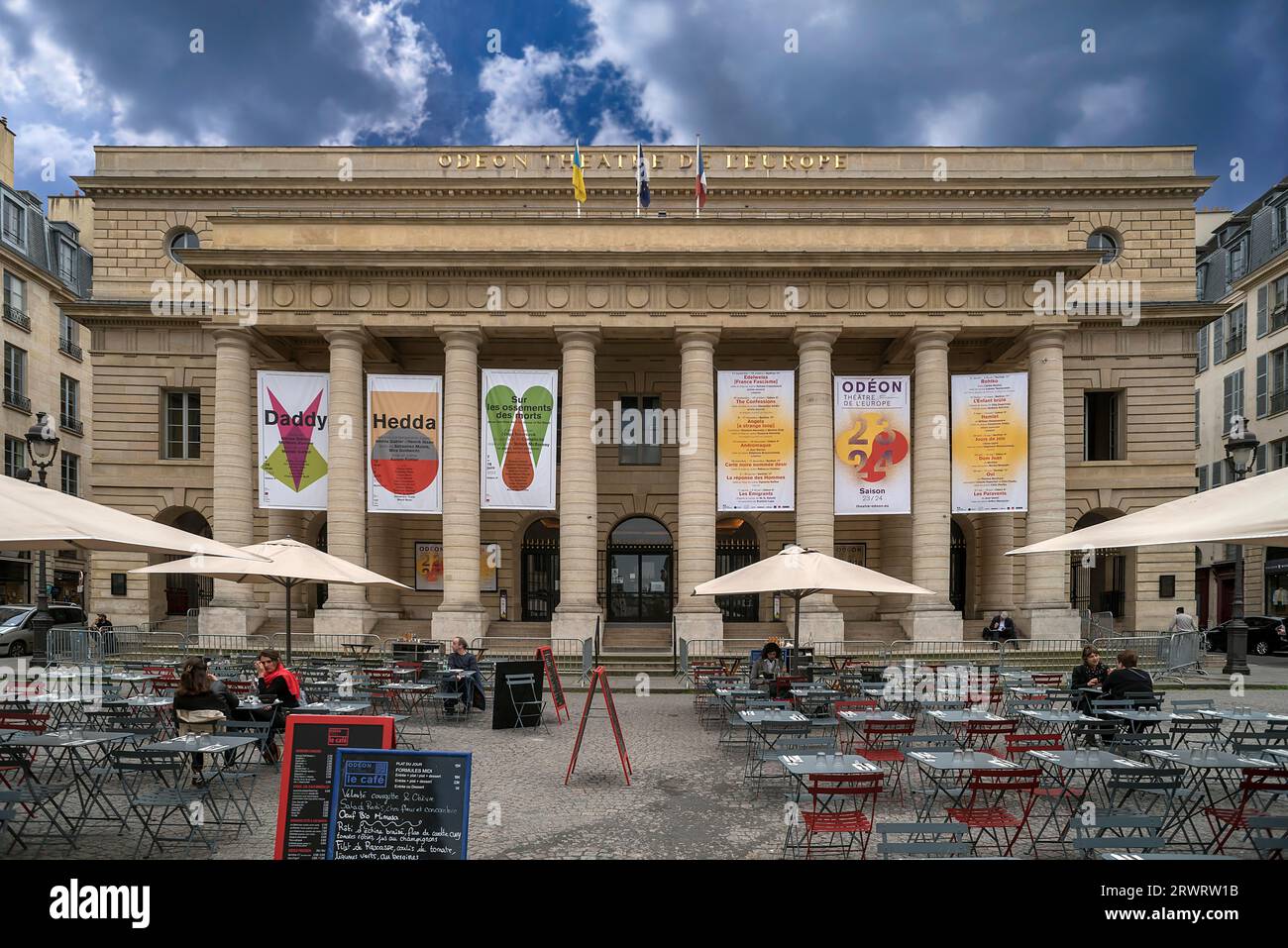Odeon Theatre de l'Europe, PL. De l'Odéon, Parigi, Francia, Europa Foto Stock