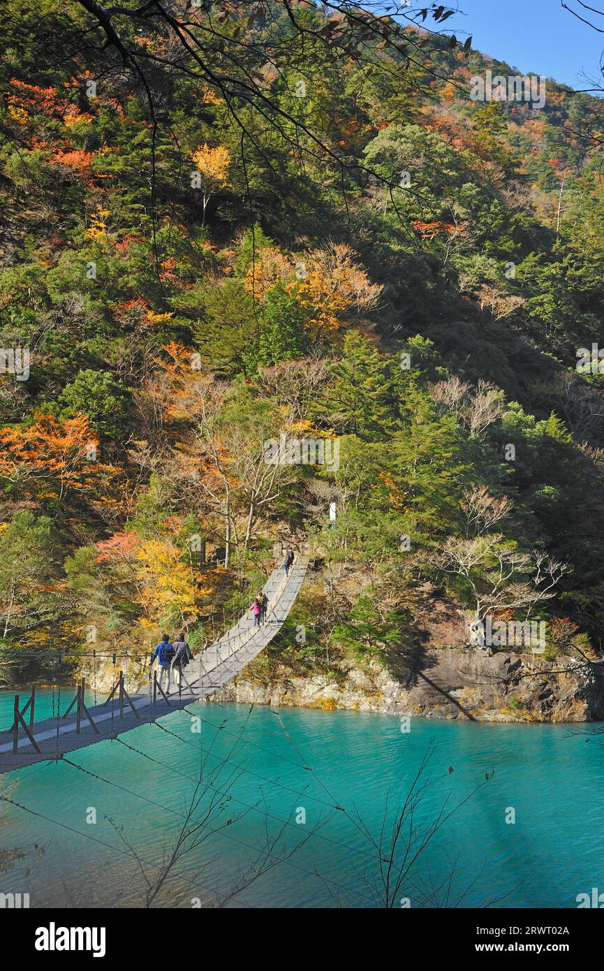 Sunmatakyo Dream Suspension Bridge Foto Stock