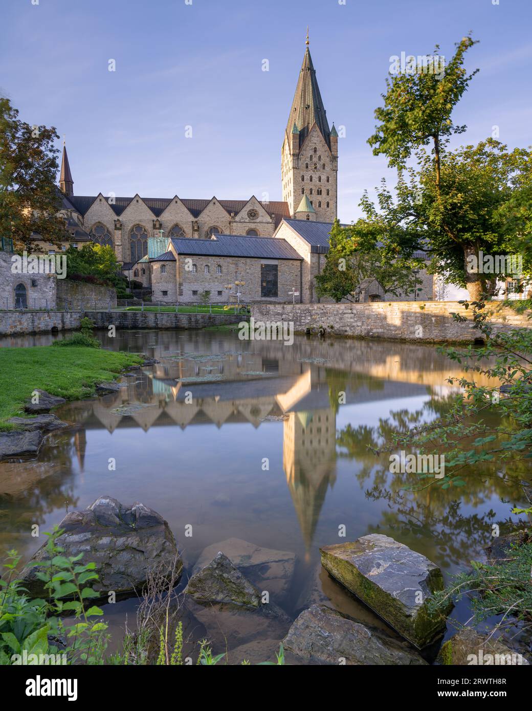Cattedrale di Paderborn, Renania settentrionale-Vestfalia, Germania Foto Stock