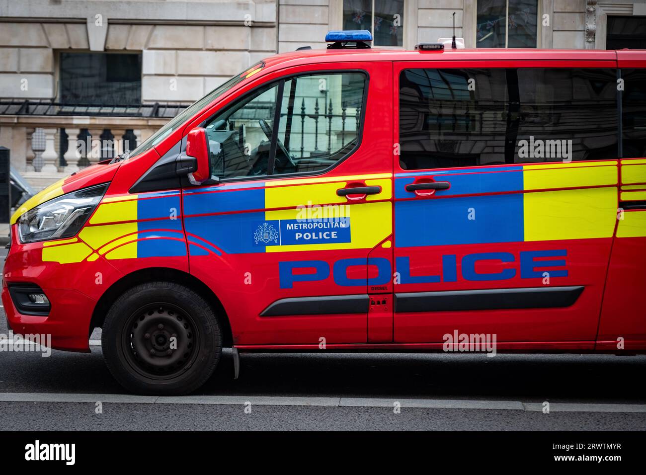 LONDRA - 18 SETTEMBRE 2023: Veicolo della Metropolitan Police nella City of Westminster, Londra Foto Stock