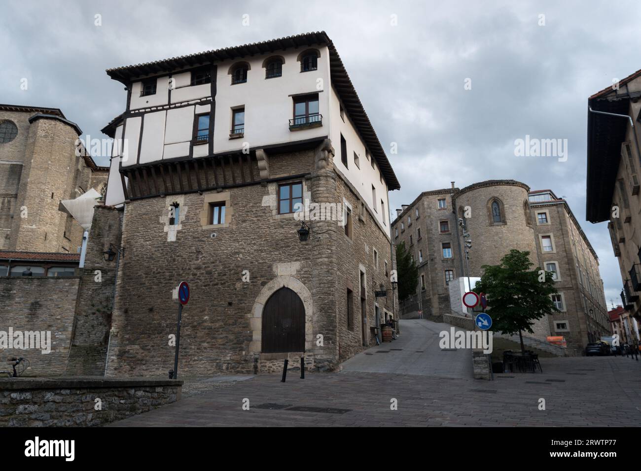 Centro de Vitoria, País Vasco Foto Stock