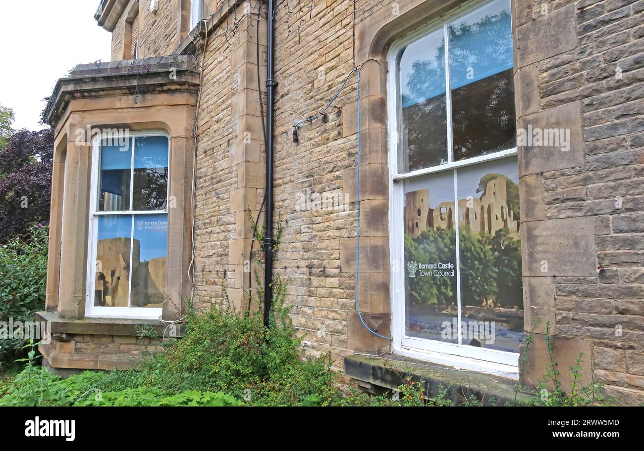 Uffici di Barnard Castle Town Council, Woodleigh Flatts Road Barnard Castle, Teesdale, County Durham, Inghilterra, Regno Unito, DL12 8AA Foto Stock