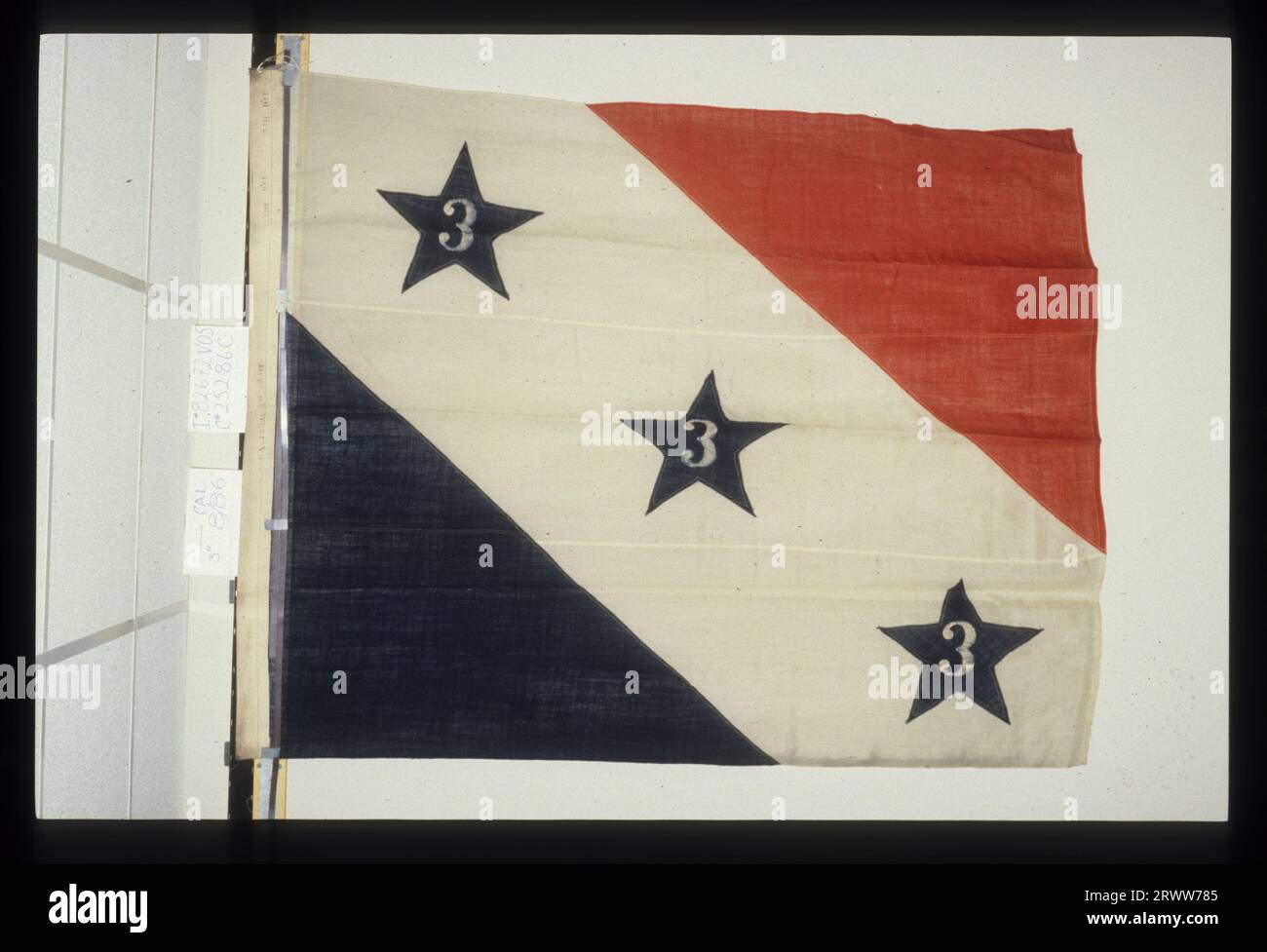 Bandiera designante. AF*25286C. 3rd Brigade, 3rd Division, Dipartimento della Virginia Occidentale Foto Stock