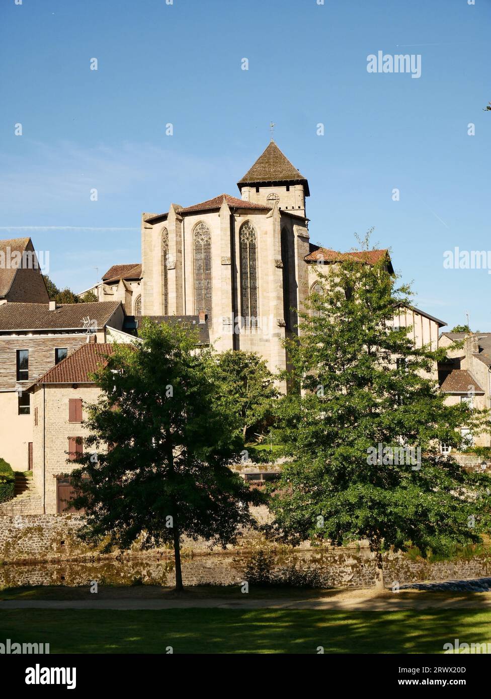 Eymoutiers, dipartimento dell'alta Vienne nella regione di Nouvelle-Aquitaine nella Francia occidentale. Foto Stock