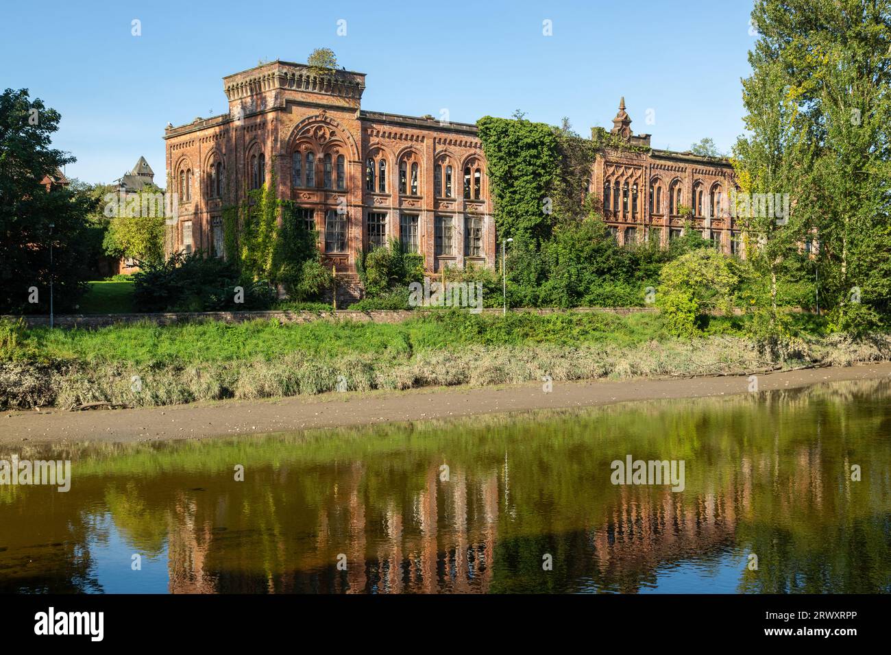 Gli edifici Rosefield Mills sono gli ultimi edifici industriali vittoriani sopravvissuti su larga scala a Dumfries Foto Stock