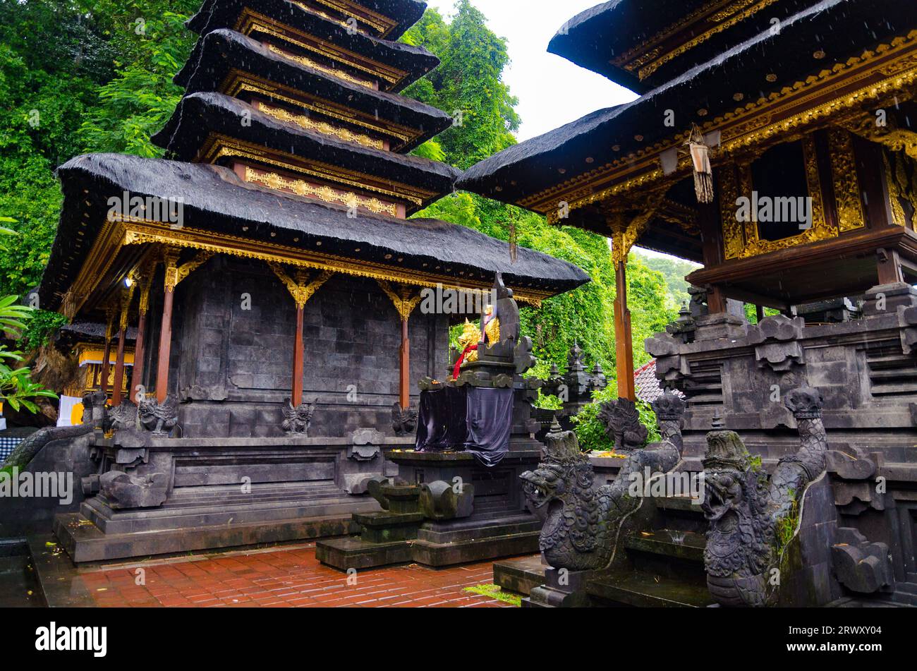 Pura Goa Lawah. Bali. Indonesia. Foto Stock