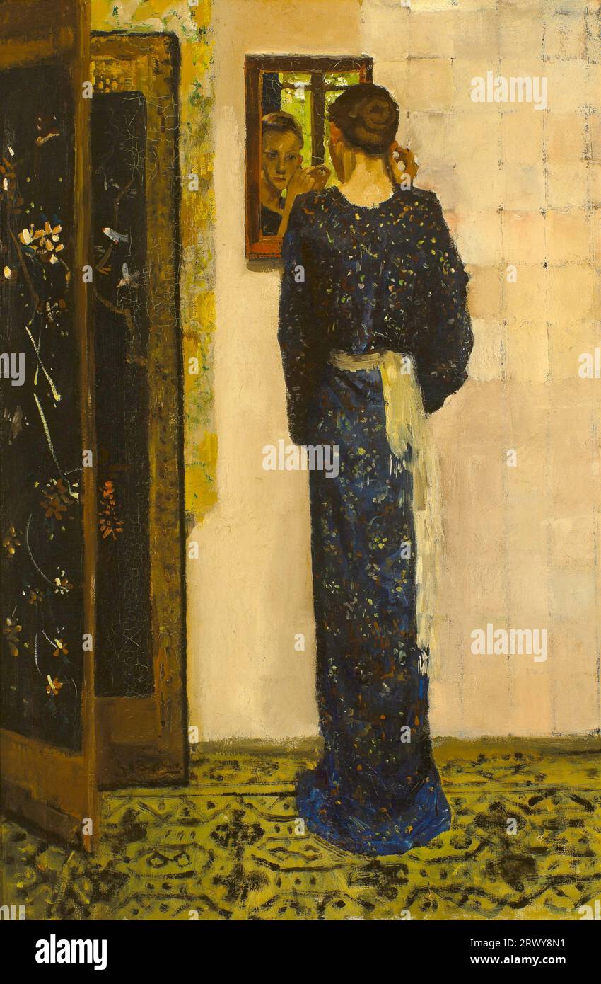 George Hendrik Breitner - Ear-ring - c1893 Foto Stock