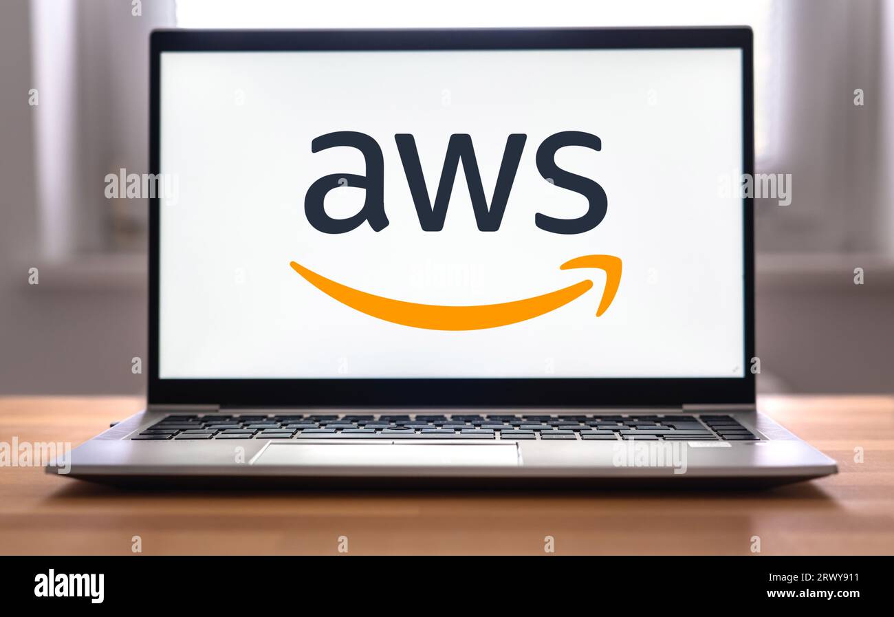 AWS - servizi Web Amazon Foto Stock