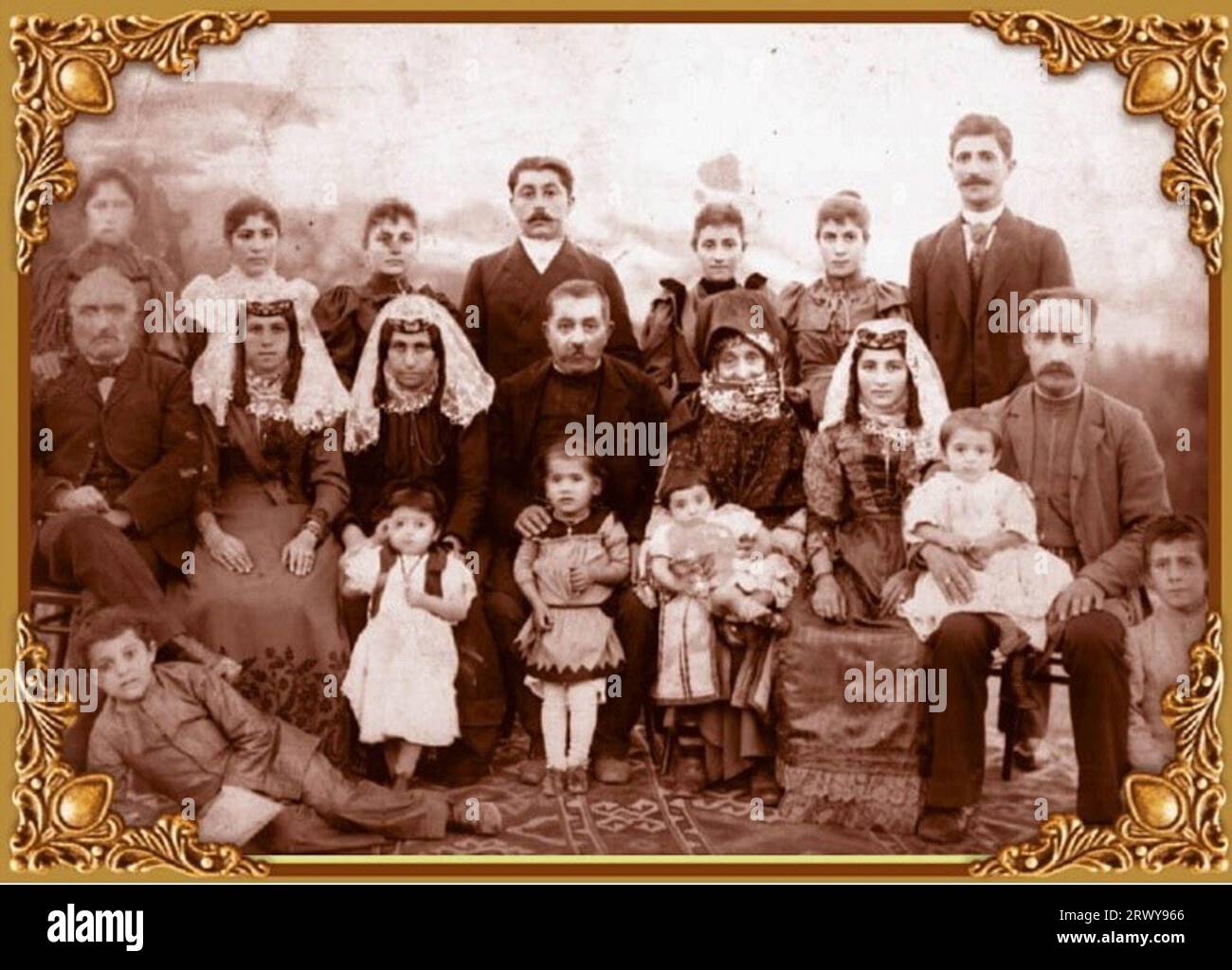 Famiglia armena di Agulis Foto Stock