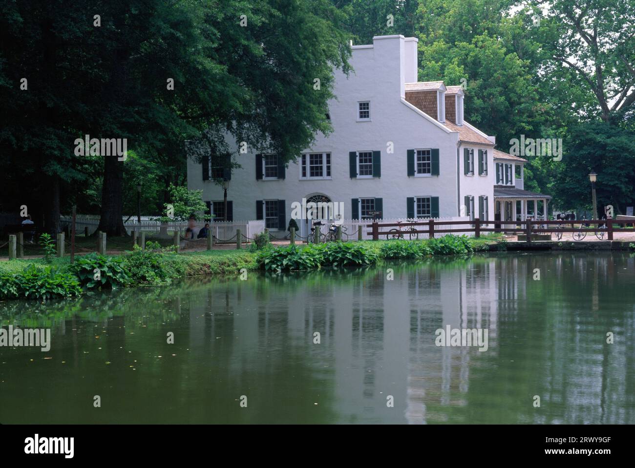 Great Falls Tavern, Chesapeake & Ohio Canal National Historical Park, Great Falls Park, Maryland Foto Stock