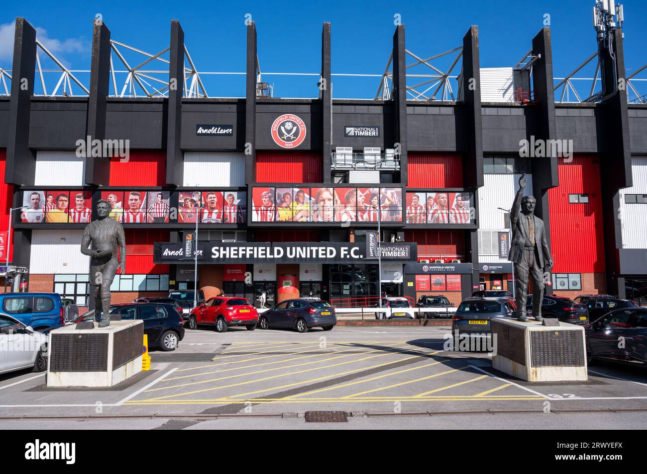Sheffield, South Yorkshire, Regno Unito. 09.21.2023 Bramall Lane Stadium, sede dello Sheffield United Football Club. 21 settembre 2023. Foto Stock