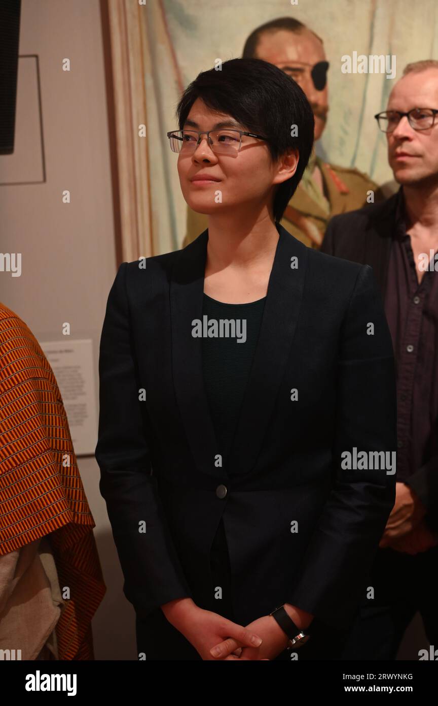 Londra, Regno Unito. 21 settembre 2023. Mary Jean Chan è giudice del Booker Prize 2023 alla National Portrait Gallery di Londra. Credito: Vedere li/Picture Capital/Alamy Live News Foto Stock