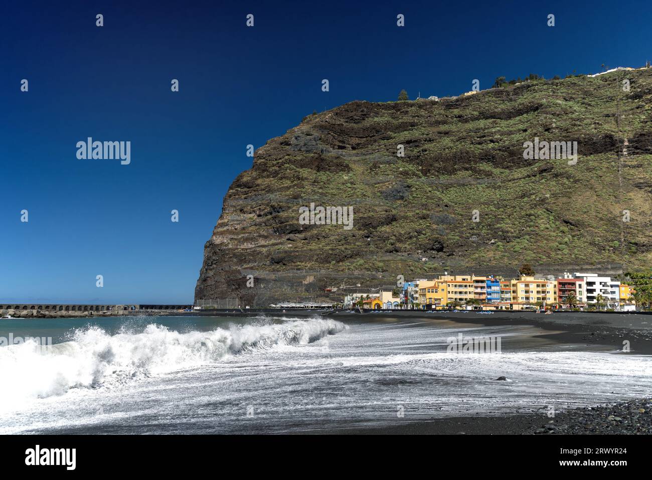 Puerto de Tazacorte, Isole Canarie, la Palma Foto Stock