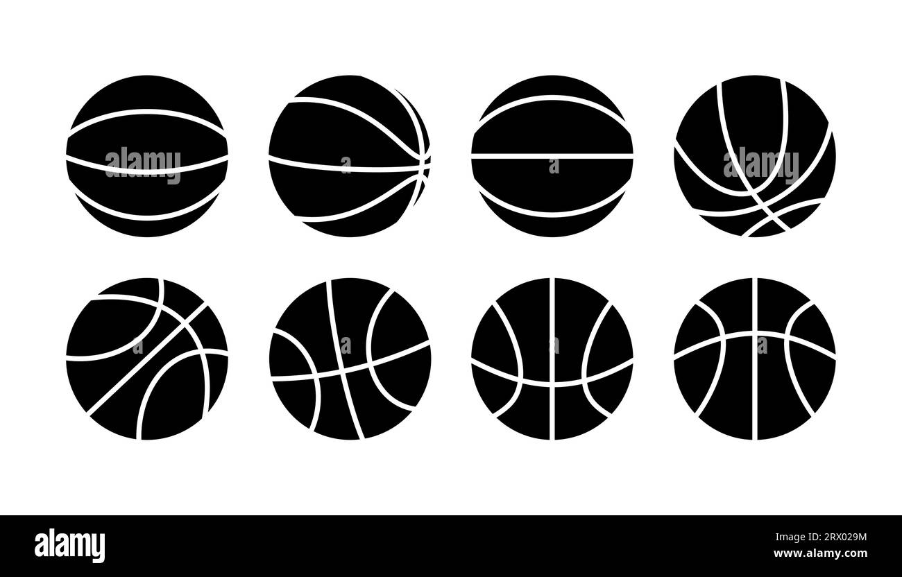 Vettore icona basket. icona vettoriale logo basket Illustrazione Vettoriale