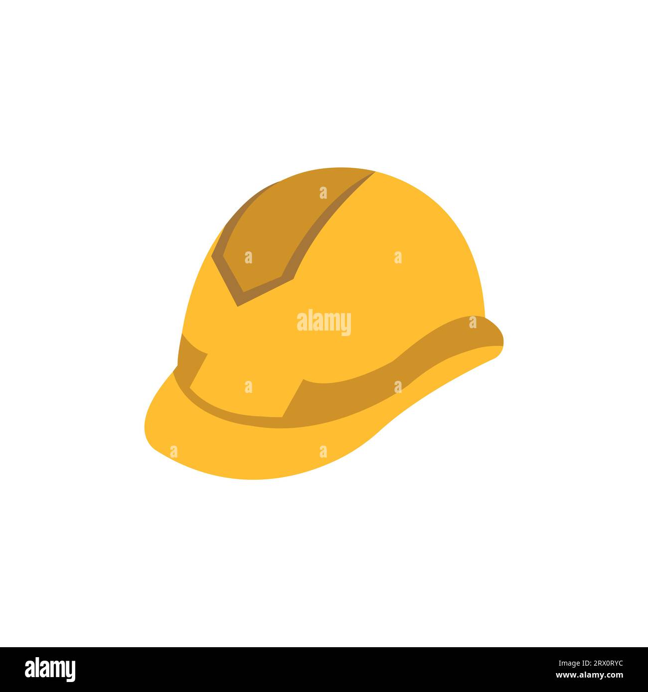 Ispirazione per il modello di design del logo Hard Hat, illustrazione vettoriale. Illustrazione Vettoriale