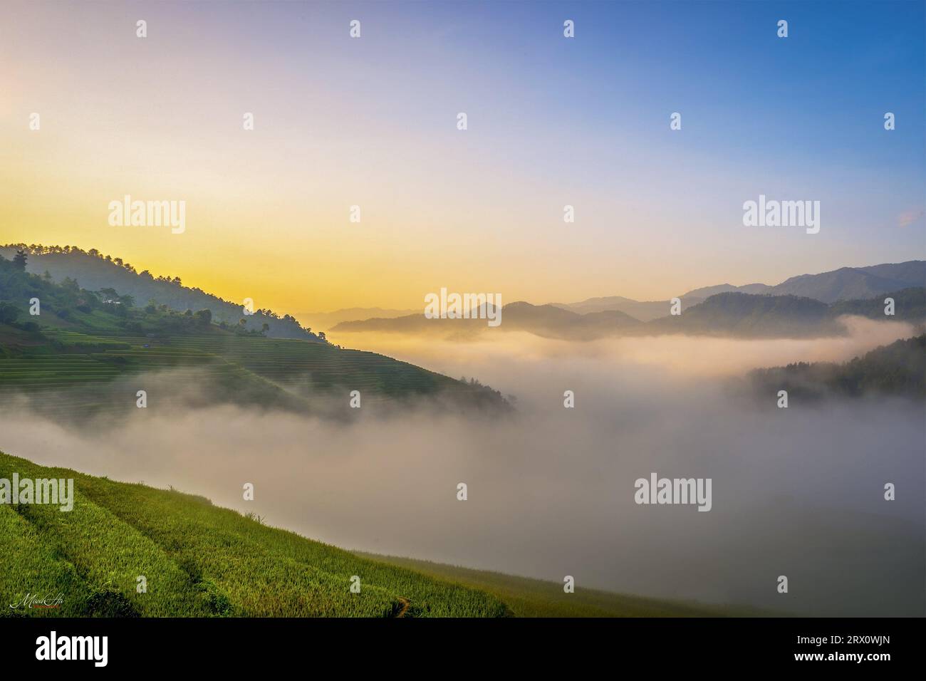 Phong Cảnh đẹp Việt Nam Foto Stock