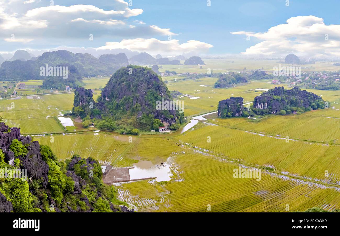 Phong Cảnh Việt Nam Foto Stock