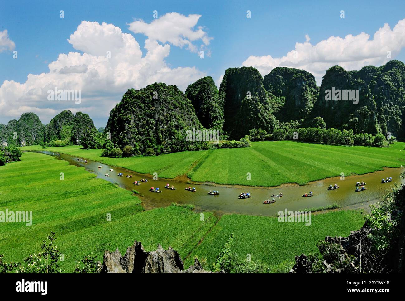 Phong Cảnh Việt Nam Foto Stock