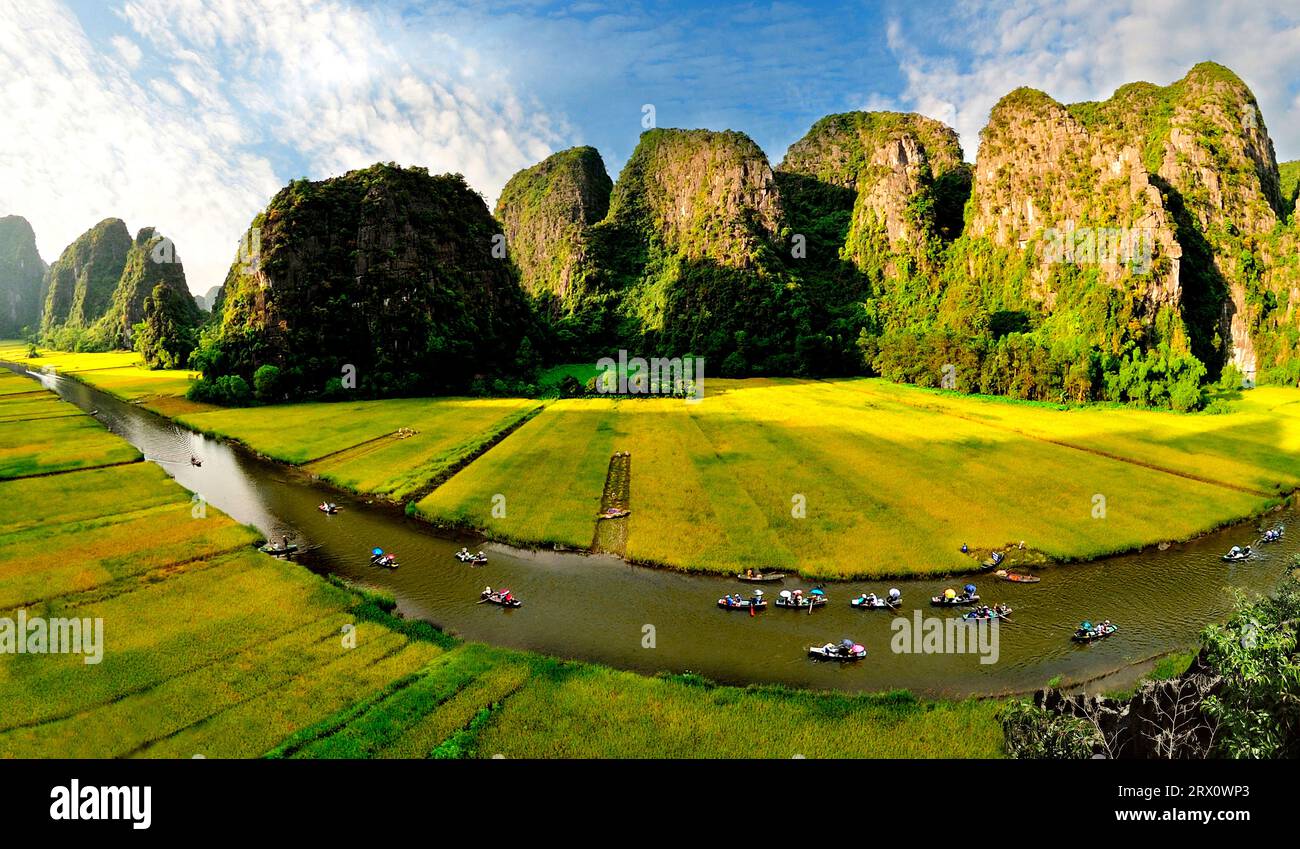 Phong Cảnh Việt Nam Foto Stock