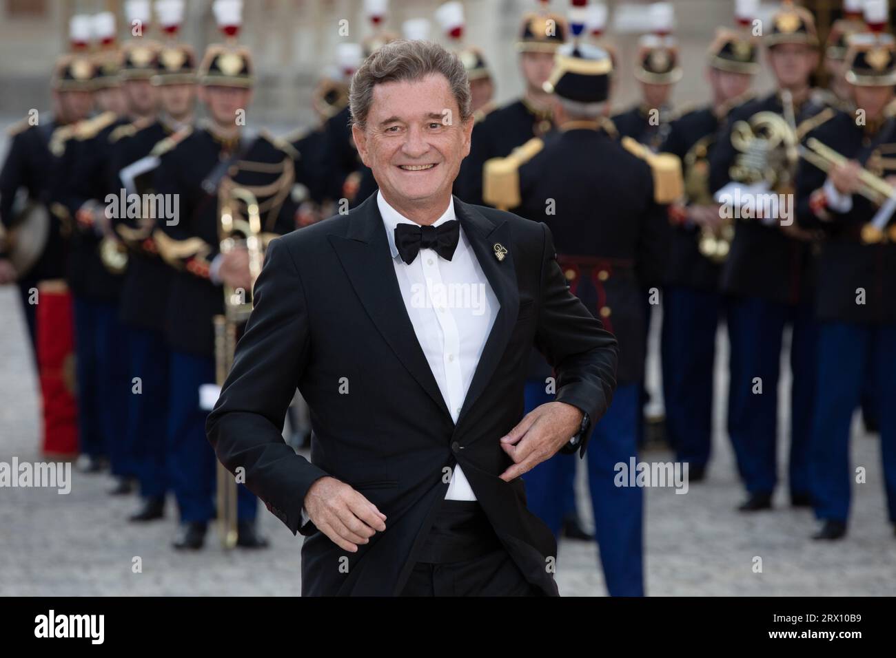 Versailles, Francia, 20 settembre 2023, Philippe Sereys de Rotschild partecipa a una cena di stato in onore del re Carlo III e della regina Camilla. Crédit: Francois Loock / Alamy Live News Foto Stock