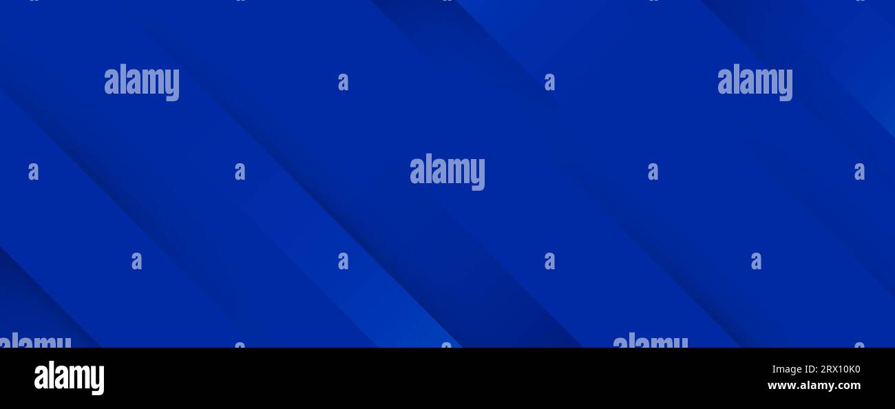 Sfondo astratto con strato di carta su sfondo blu scuro. Illustrazione banner di sfondo modello orizzontale. Illustrazione Vettoriale