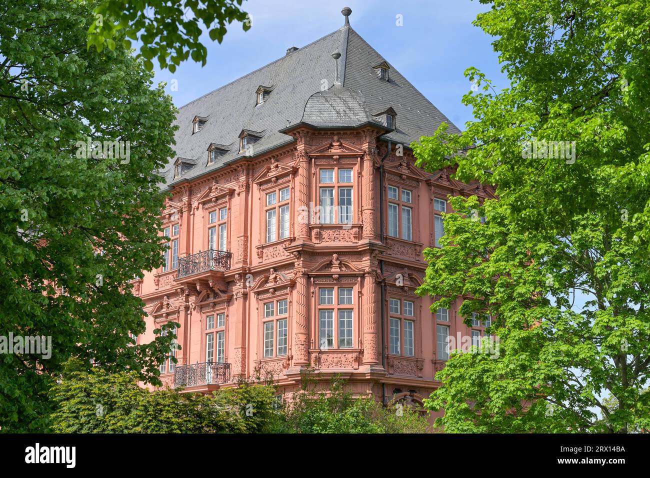 Konferenzzentrum, Kurfürstliches Schloss, Peter-Altmeier-Allee, Magonza, Rheinland-Pfalz, Germania Foto Stock