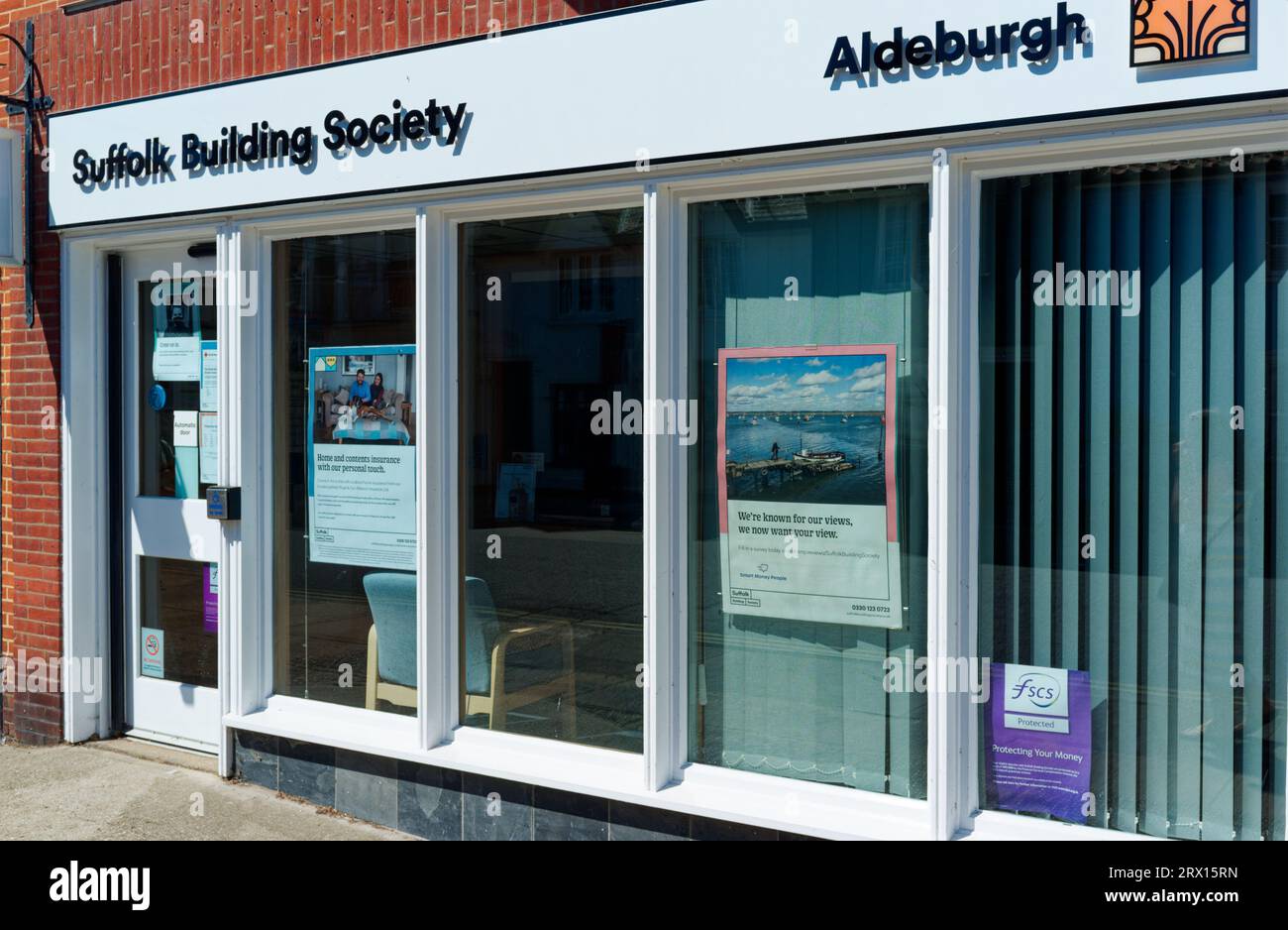 Suffolk Building Society Aldeburgh Foto Stock