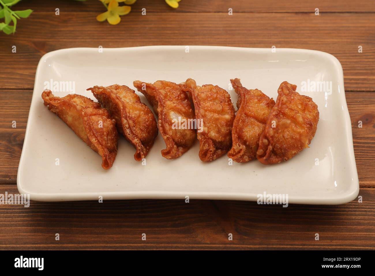 Deep Fried Dumpling Foto Stock