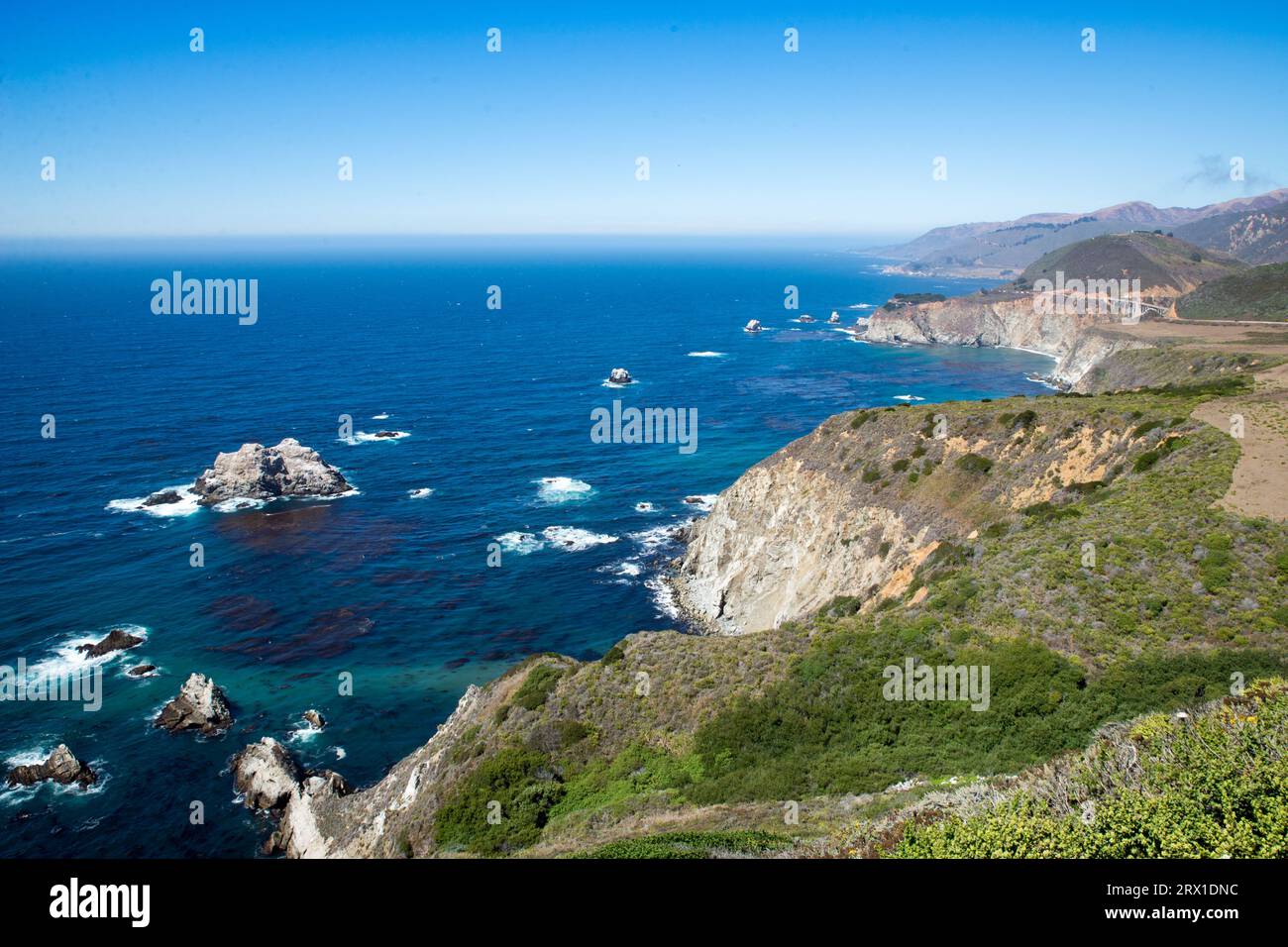 USA, California, Big Sur Highway 1 Foto Stock