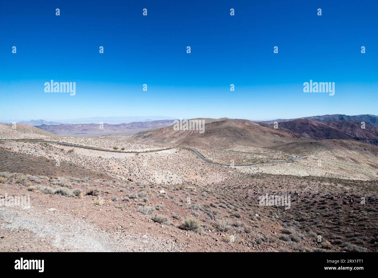 USA Nevada, Valle della morte, Dante's View, bacino Dadwater Foto Stock