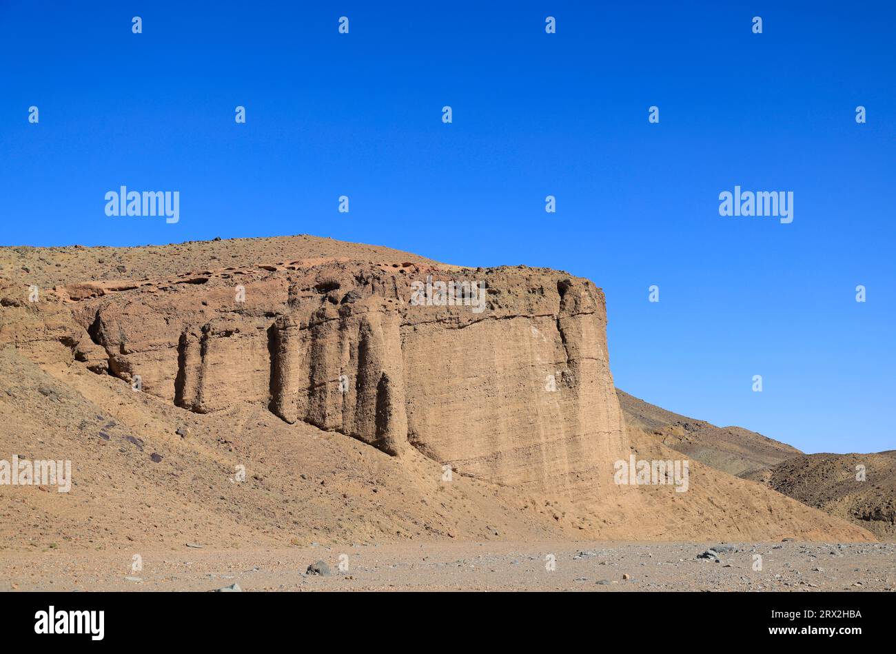 Paesaggio nell'area dei monti Altai Gobi, provincia di Bayankhongor, Mongolia Foto Stock