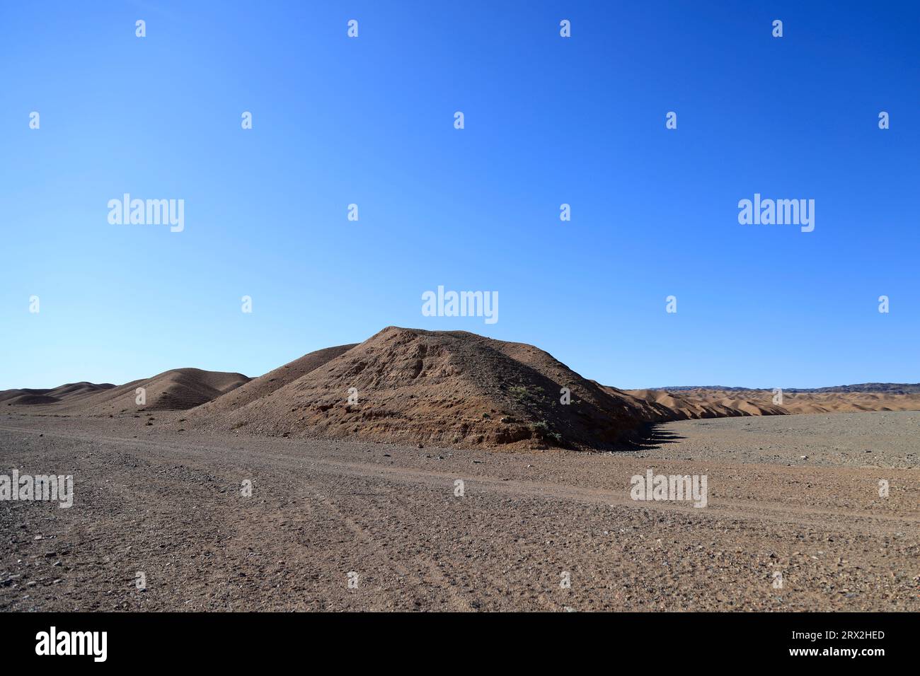 Paesaggio nell'area dei monti Altai Gobi, provincia di Bayankhongor, Mongolia Foto Stock