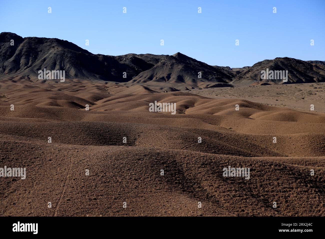 Paesaggio nell'area dei monti Altai Gobi, provincia di Bayankhongor, Mongolia Foto Stock