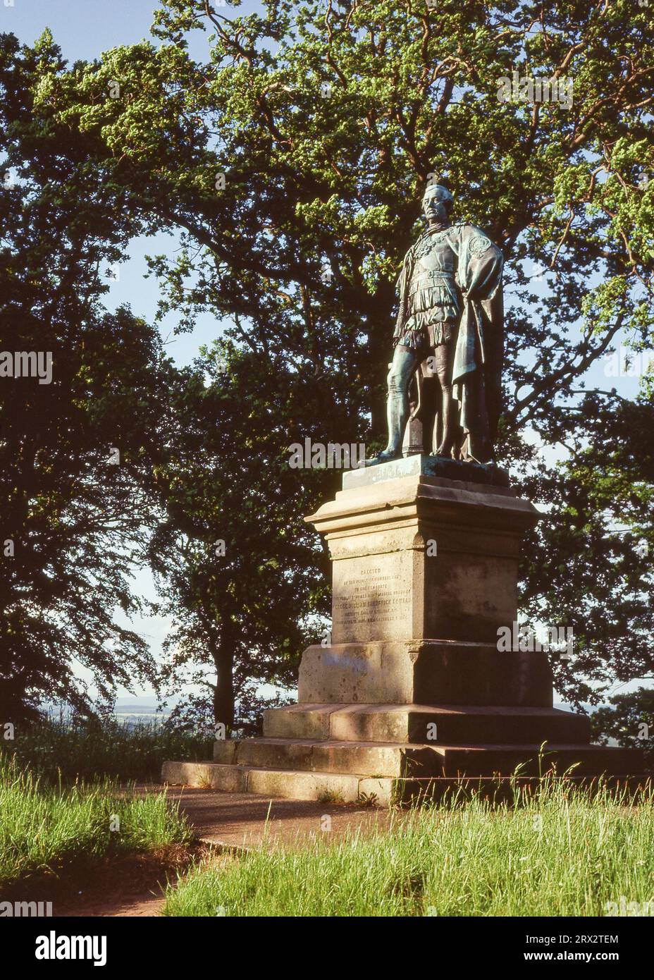 Statua di George Howard, VII conte di Carlisle Foto Stock