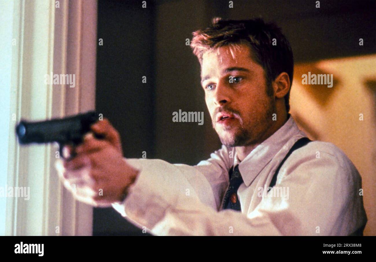 SETTE film del 1995 New Line Cinema con Brad Pitt Foto Stock
