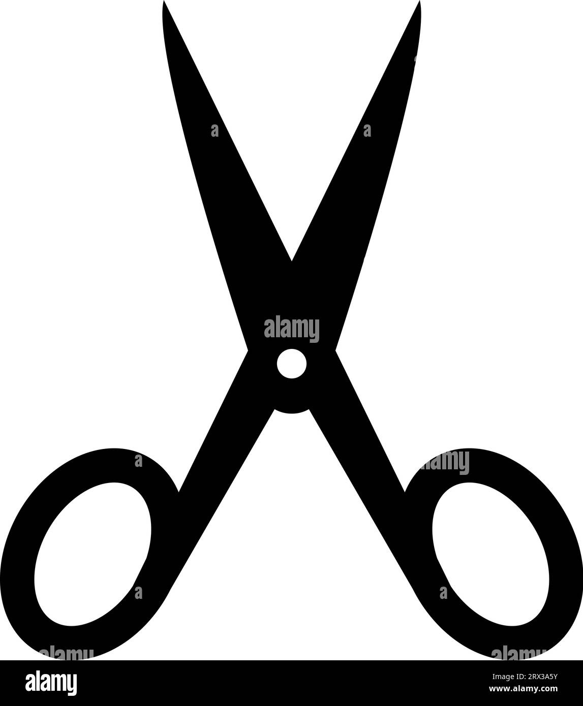 Forbici su misura, taglio di tessuti, illustrazione del materiale da taglio Illustrazione Vettoriale