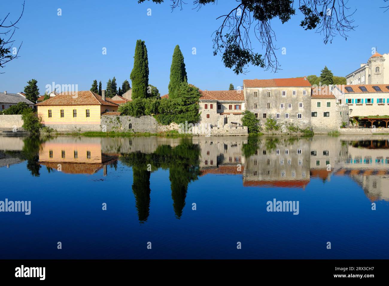 Centro storico di Trebinje, Bosnia ed Erzegovina Foto Stock