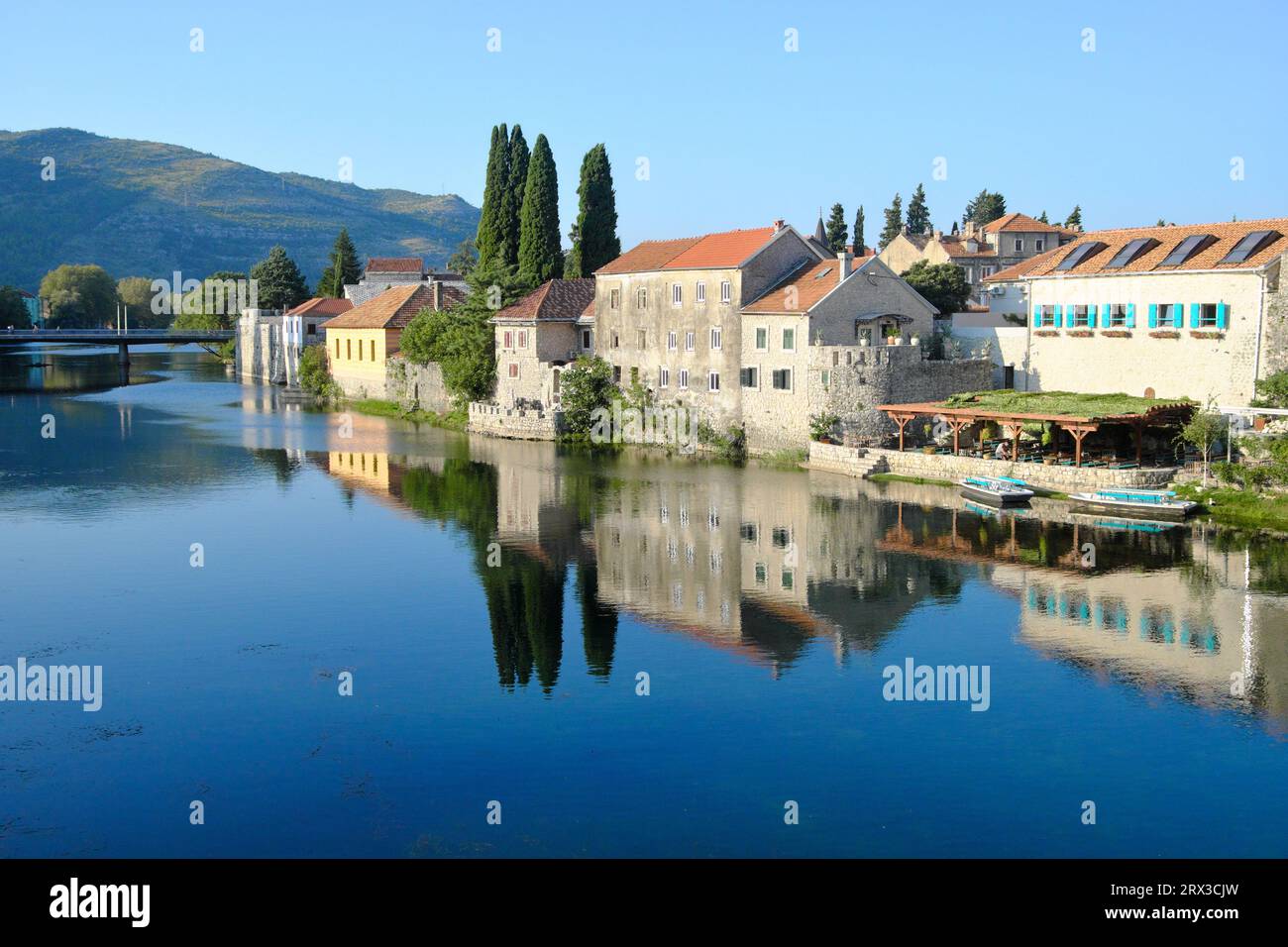 Centro storico di Trebinje, Bosnia ed Erzegovina Foto Stock