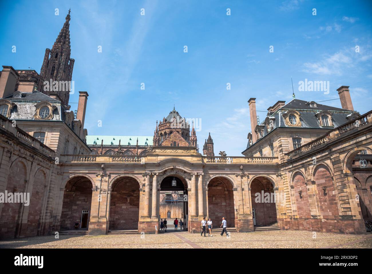 Palais Rohan a Strasburgo, Francia Foto Stock