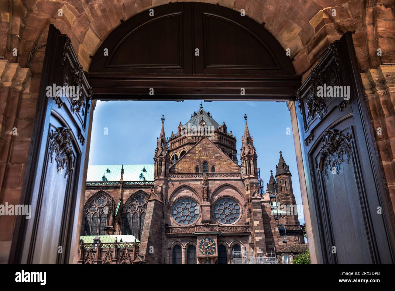 Palais Rohan a Strasburgo, Francia Foto Stock