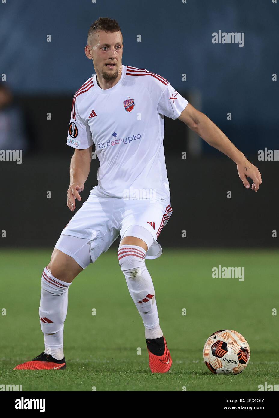 Bergamo, Italia. 21 settembre 2023. Milan Rundic di Rakow durante la partita di UEFA Champions League allo Stadio di Bergamo, Bergamo. Il credito fotografico dovrebbe leggere: Jonathan Moscrop/Sportimage Credit: Sportimage Ltd/Alamy Live News Foto Stock