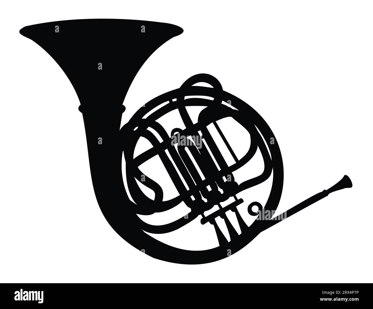 Grafica vettoriale silhouette in ottone Illustrazione Vettoriale