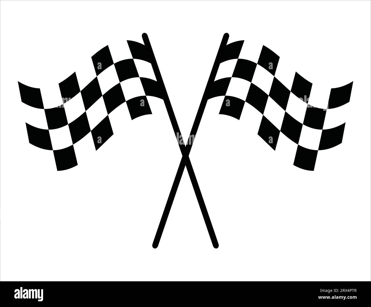 Sfondo bianco vettoriale con flag a scacchi Illustrazione Vettoriale