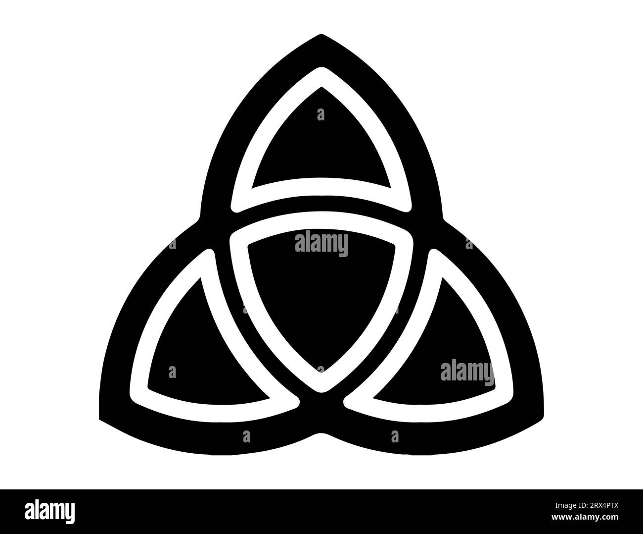 Silhouette Claddagh sfondo bianco vettoriale Illustrazione Vettoriale
