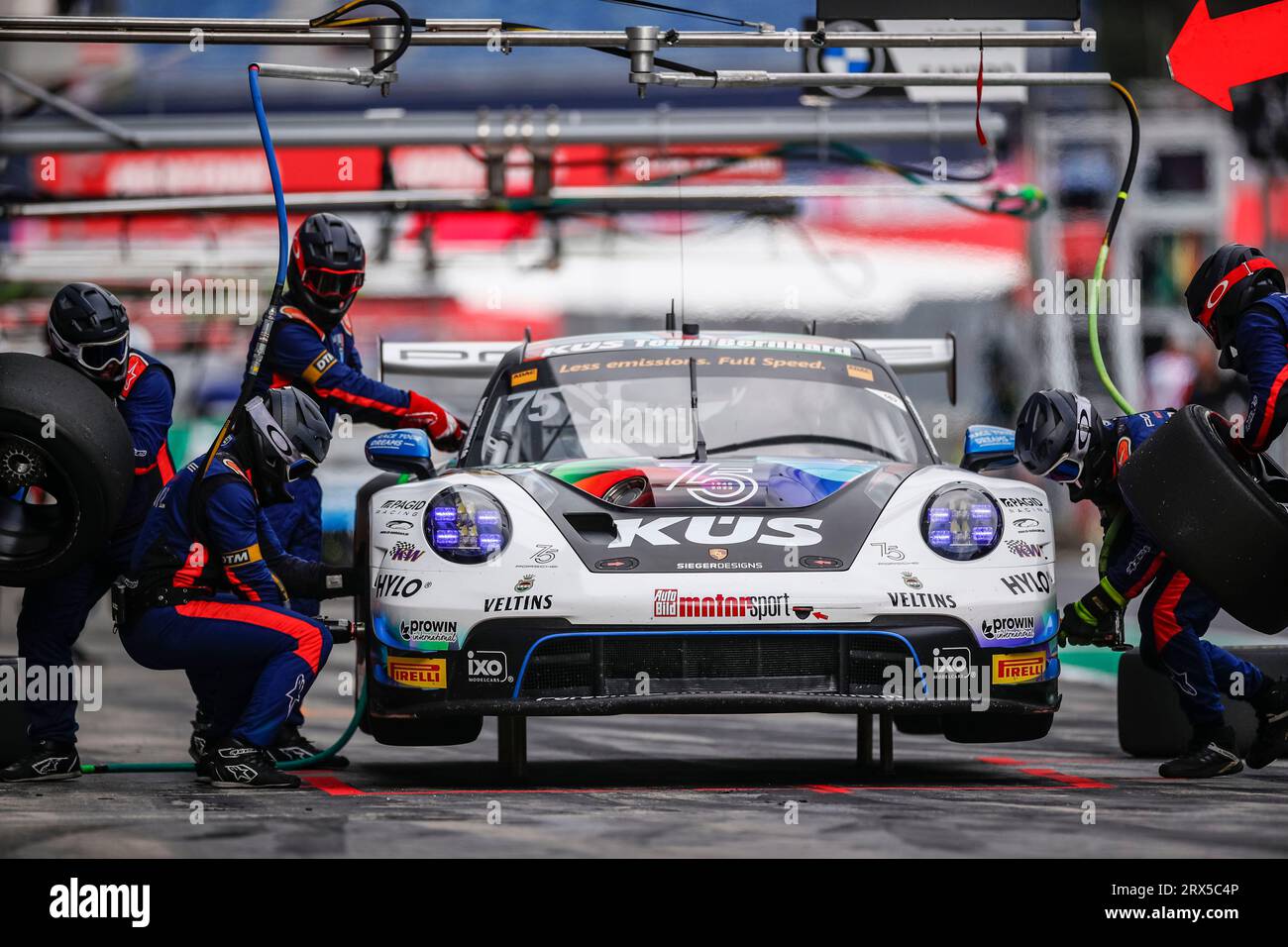 DTM Spielberg 2023, #75 Porsche 911 GT3 R, KUS Team Bernhard: Laurin Heinrich Foto Stock