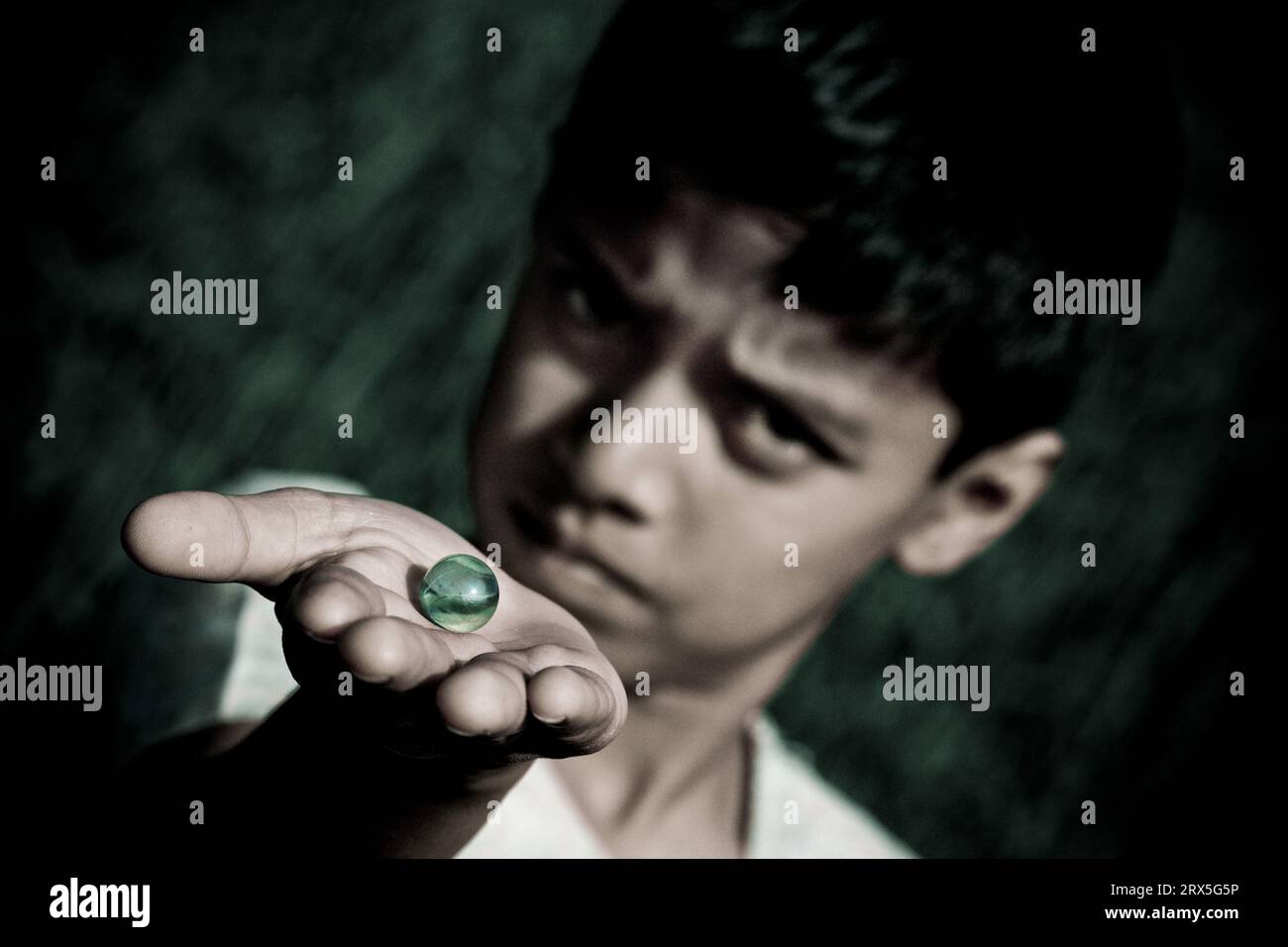 Foto di stile di vita di bambini di strada in Bangladesh Foto Stock