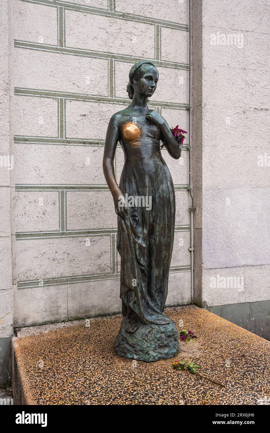 Statua di Giulietta Capulet - Monaco, Baviera, Germania Foto Stock