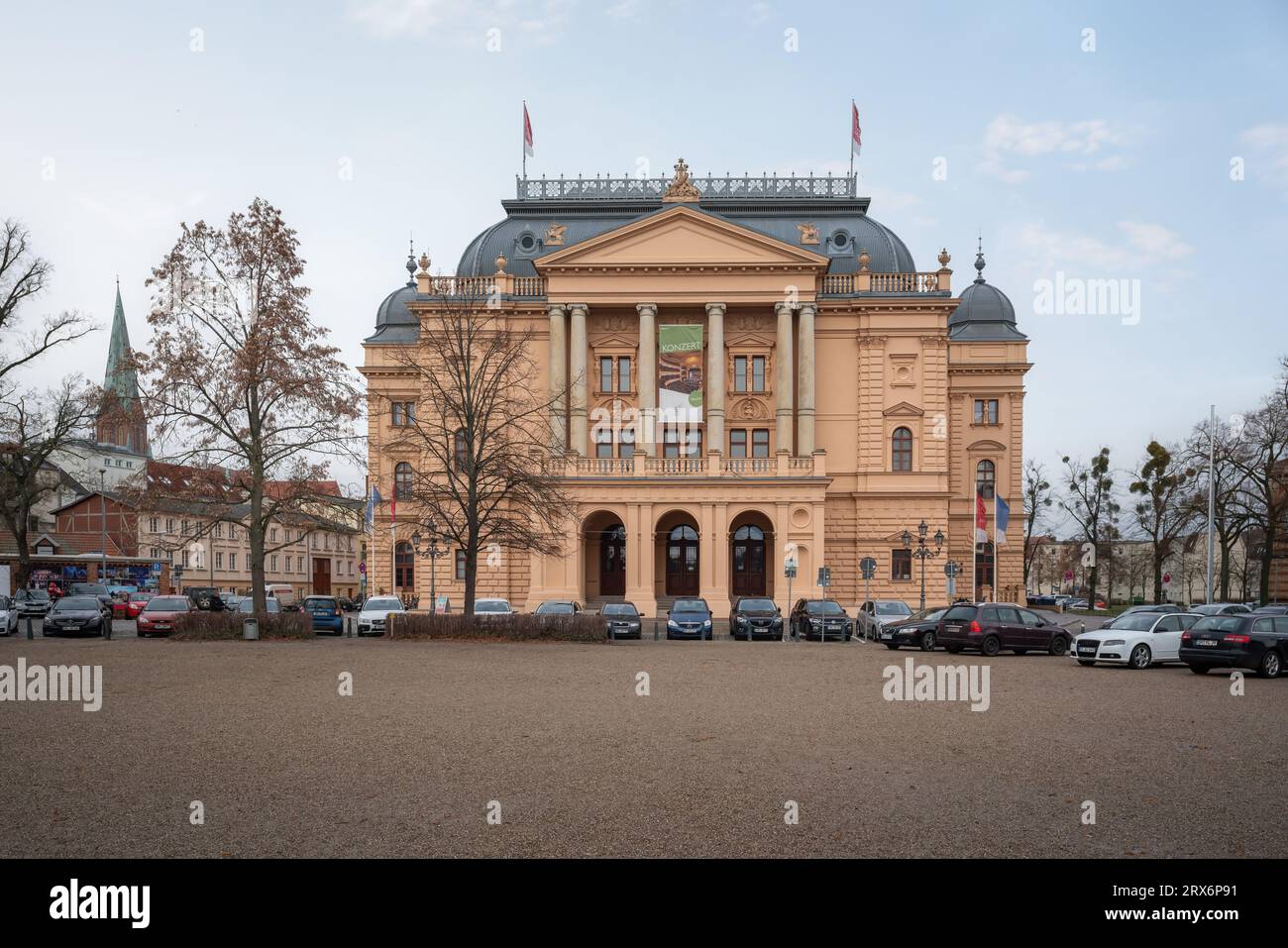 Teatro statale del Meclemburgo - Schwerin, Germania Foto Stock