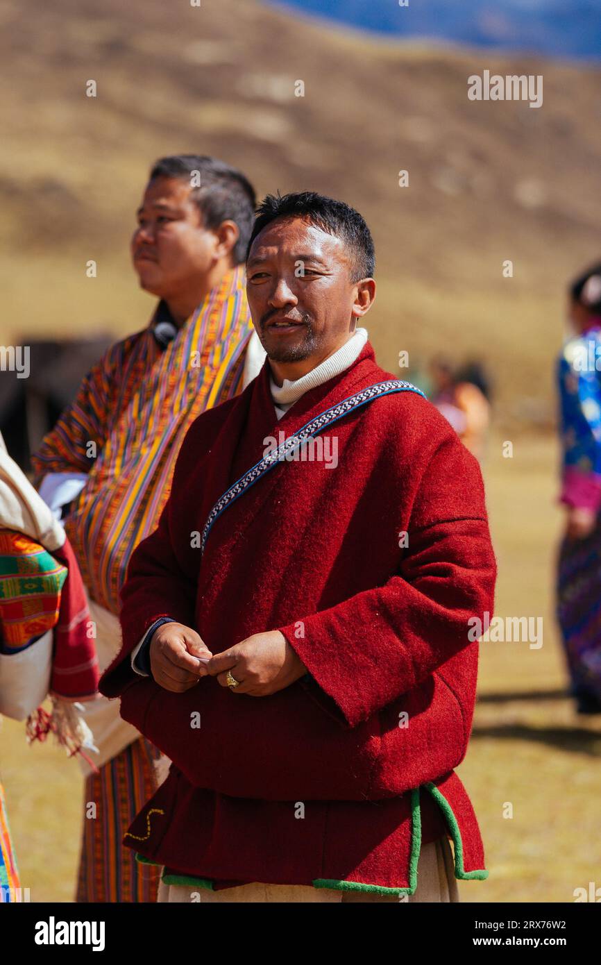 Festa delle Highland del Bhutan Foto Stock